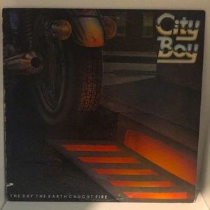 3/$30 City Boy “The Day the Earth Caught Fire” vintage vinyl album 1979